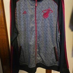 ADIDAS Miami Heat Jacket - Men's